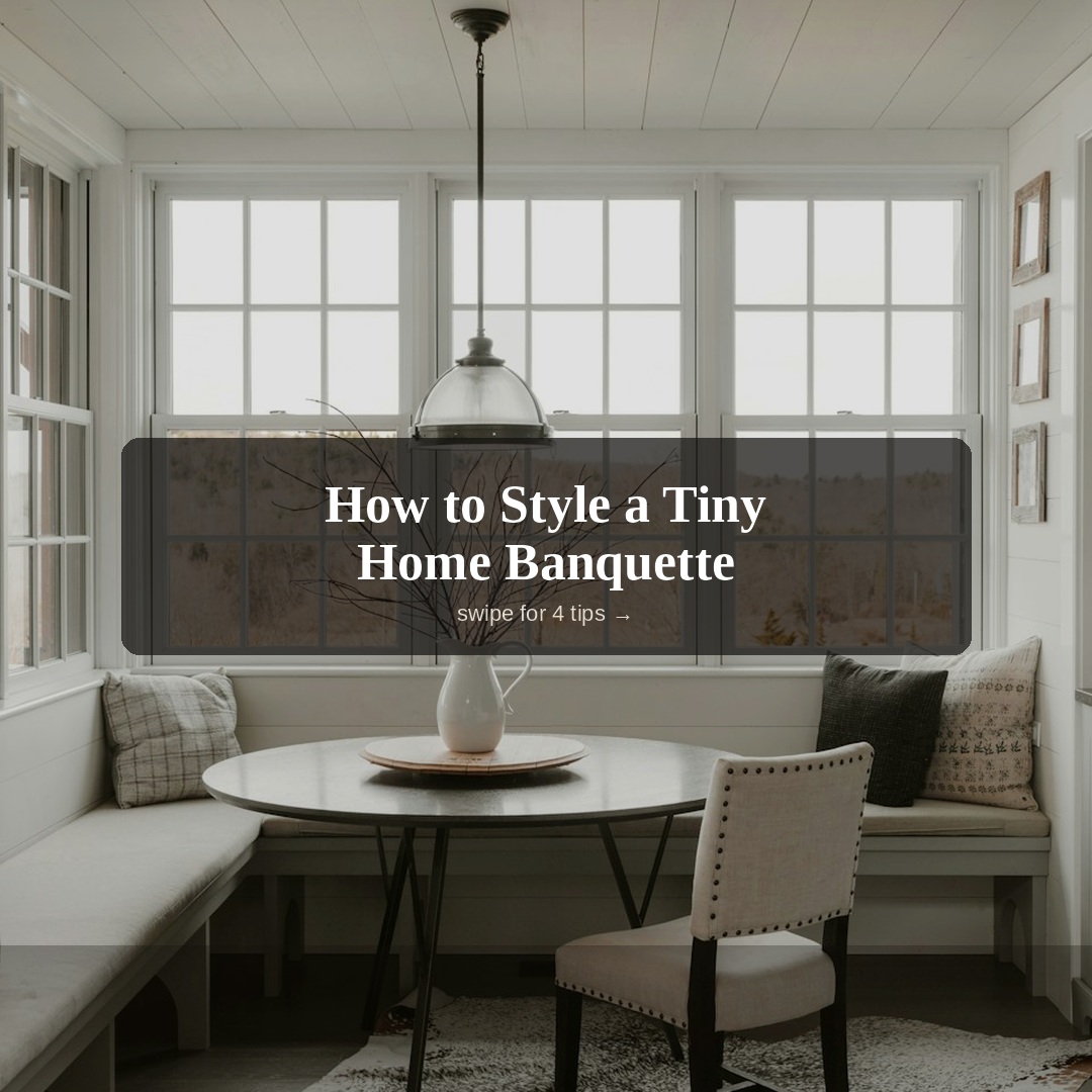 Home101’s cozy banquette and breakfast nook styling guide